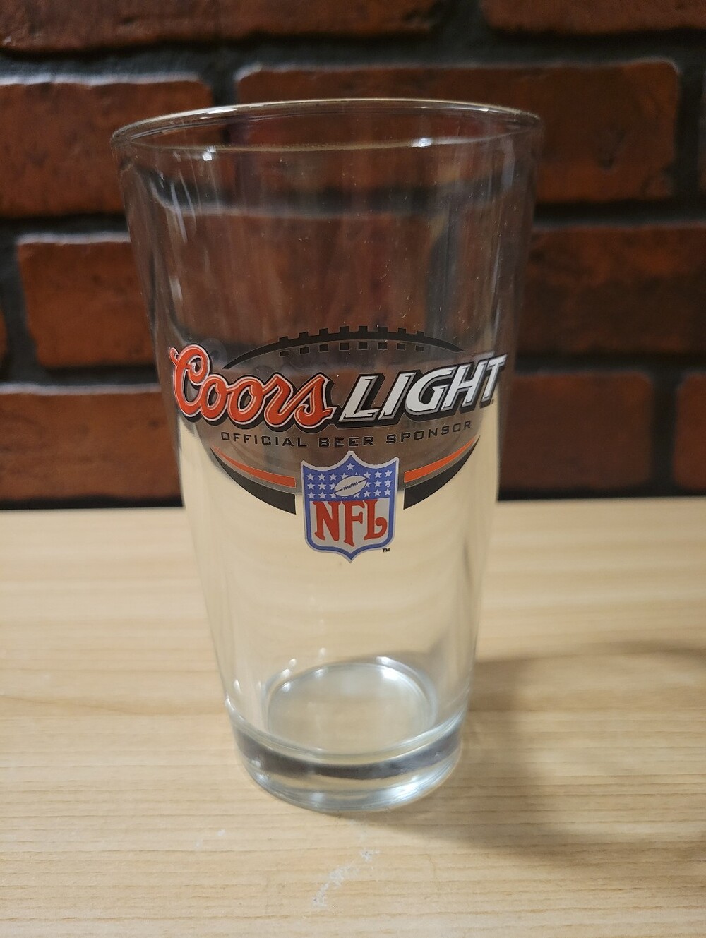 Coors Light NFL Pint Glass